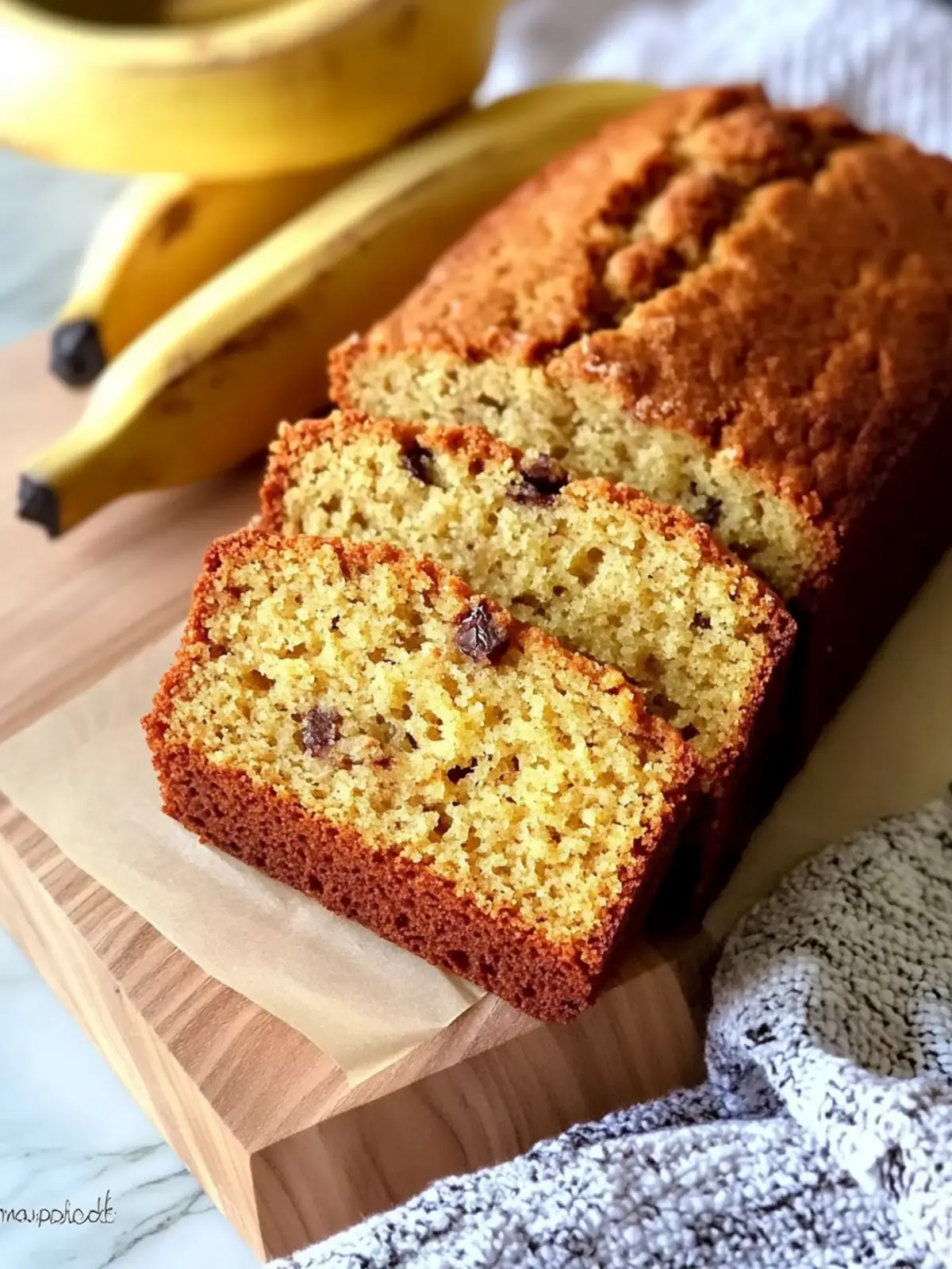 3 Ingredient Banana Bread