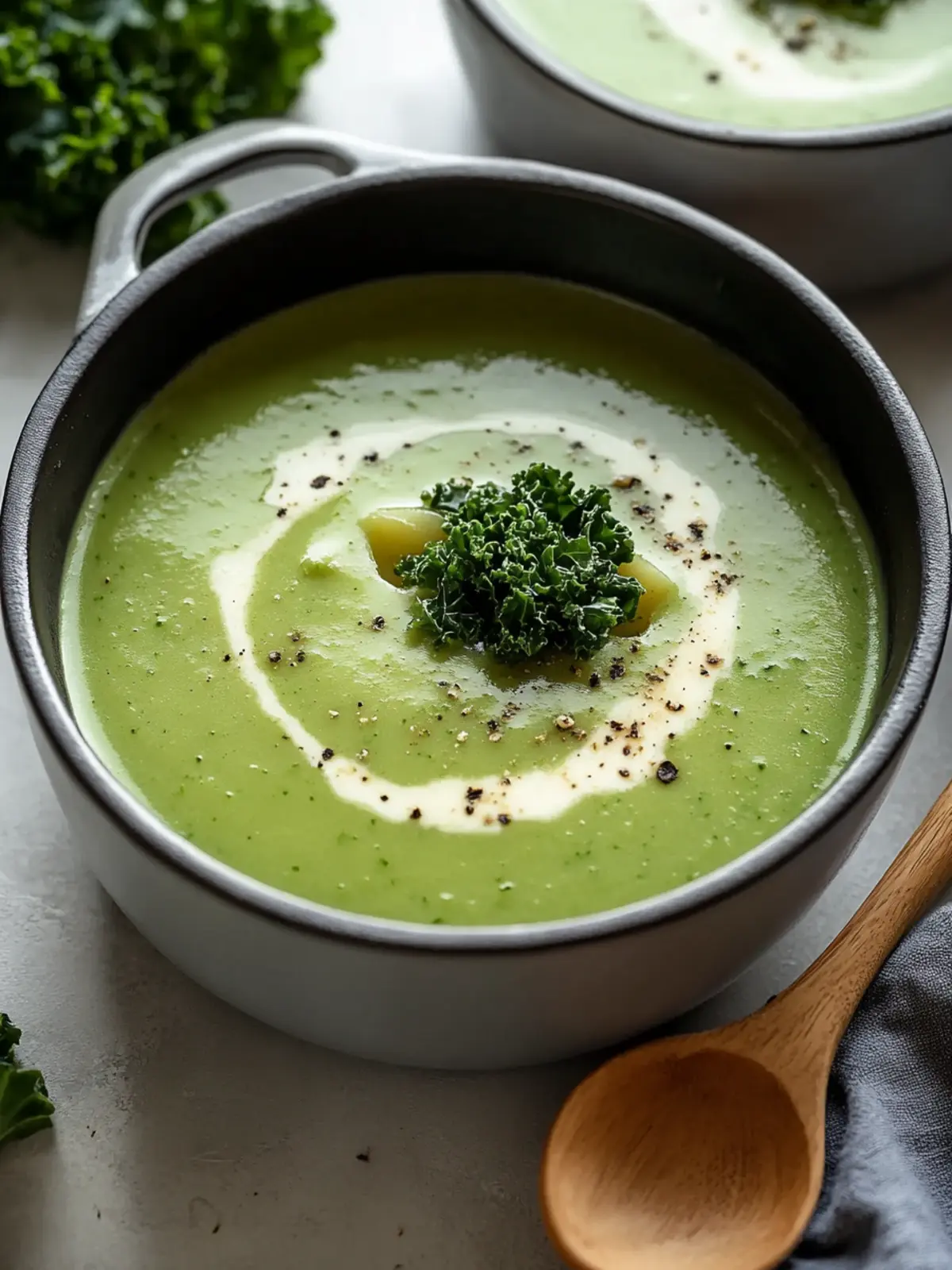 Creamy Potato Kale Soup