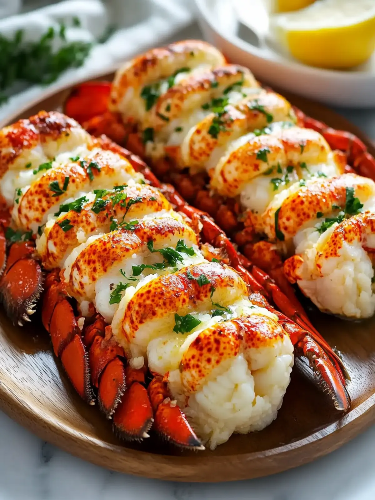 Tender Baked Lobster Tails