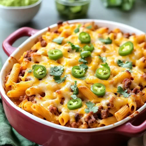 Loaded Taco Pasta Bake