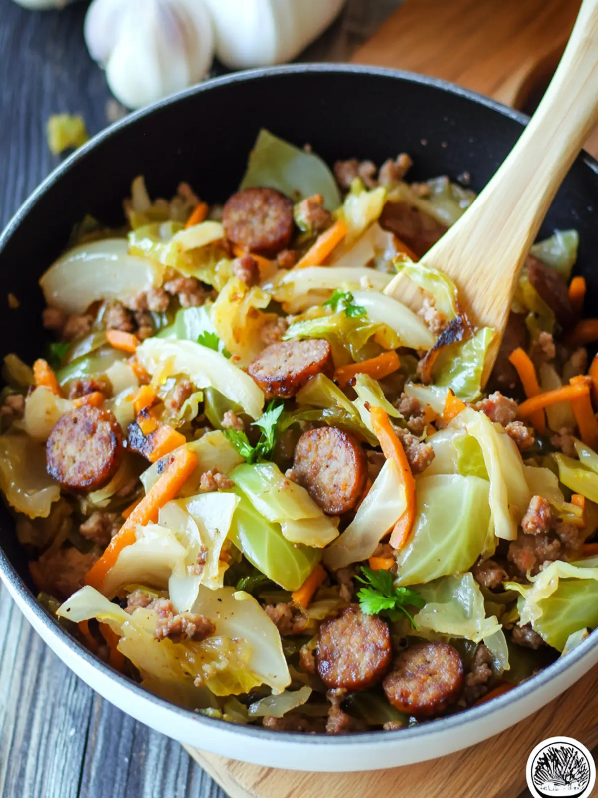 Cabbage and Sausage Skillet