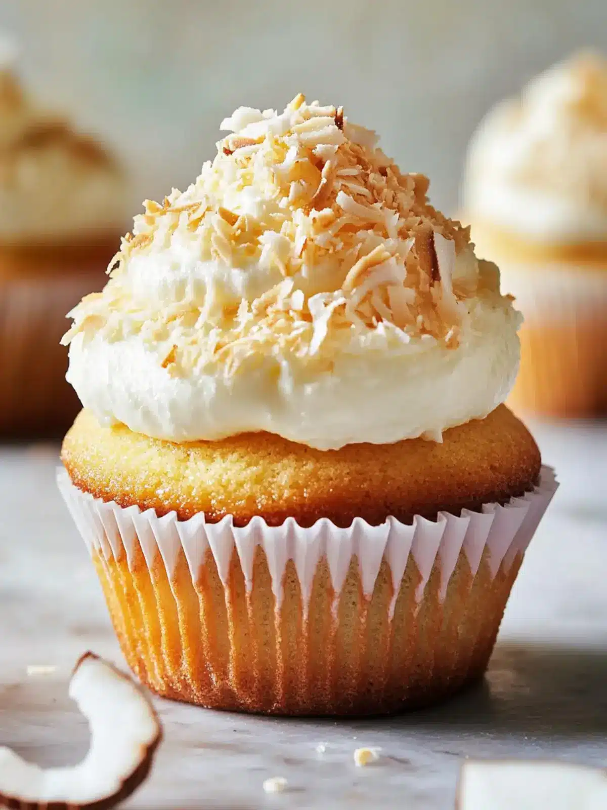 Coconut Cream Cupcakes