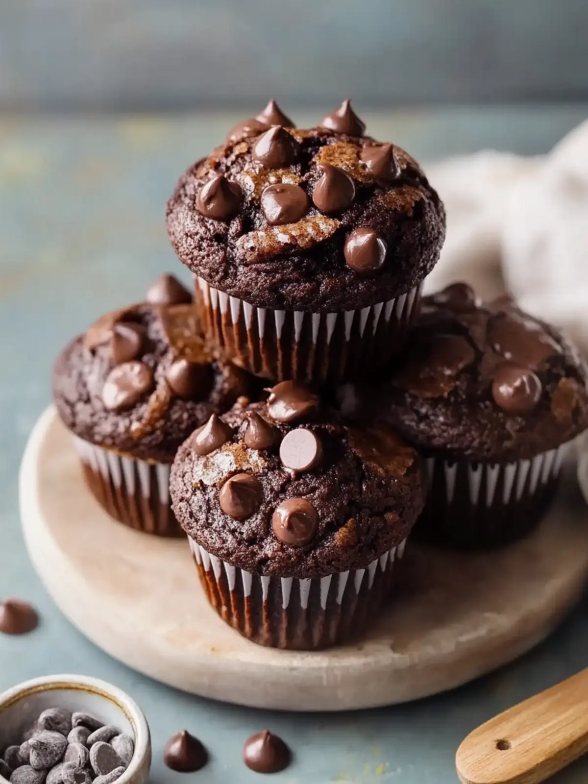 Chocolate Kodiak Cake Protein Muffins