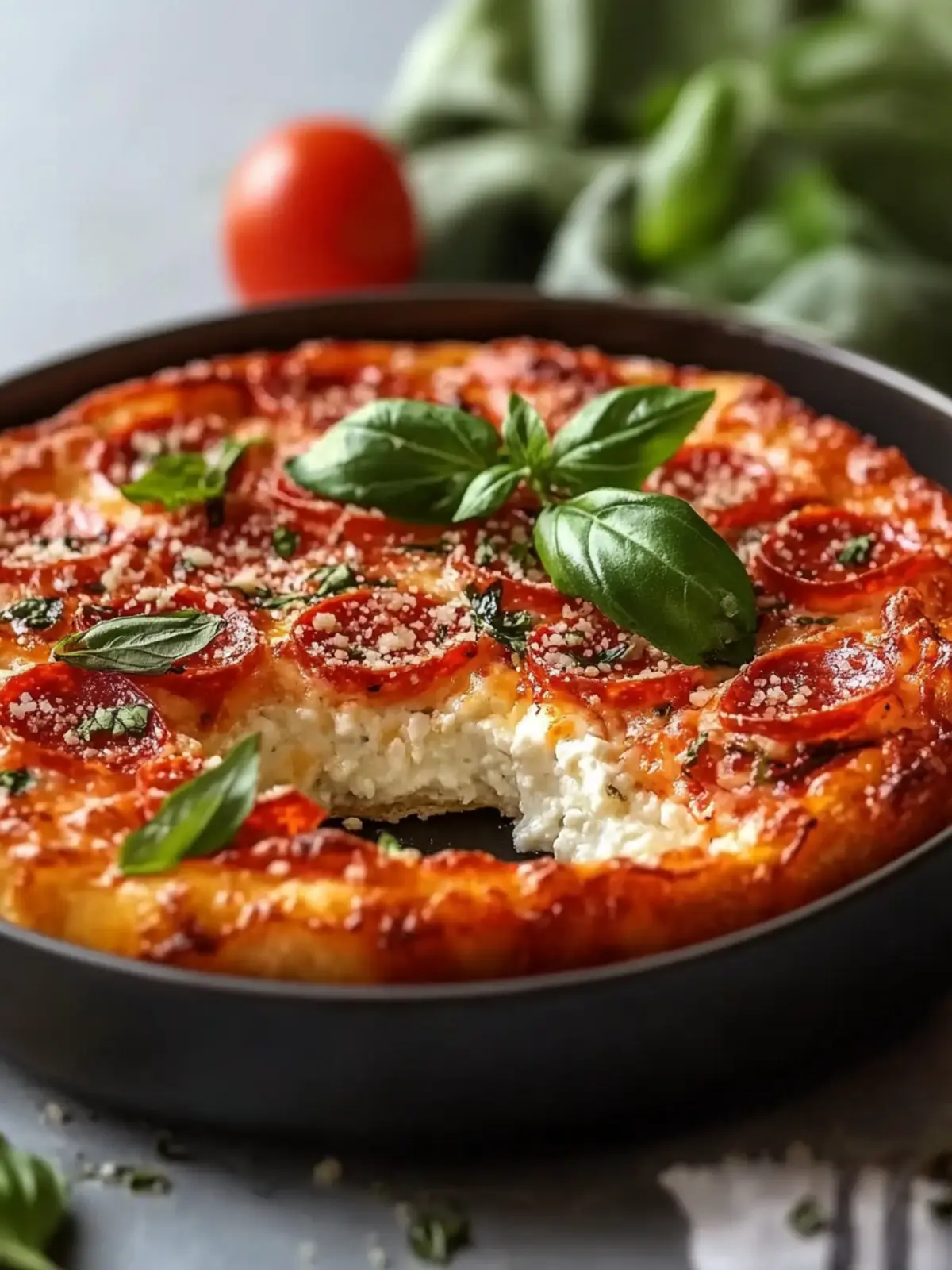 Best Cottage Cheese Pizza Bowl
