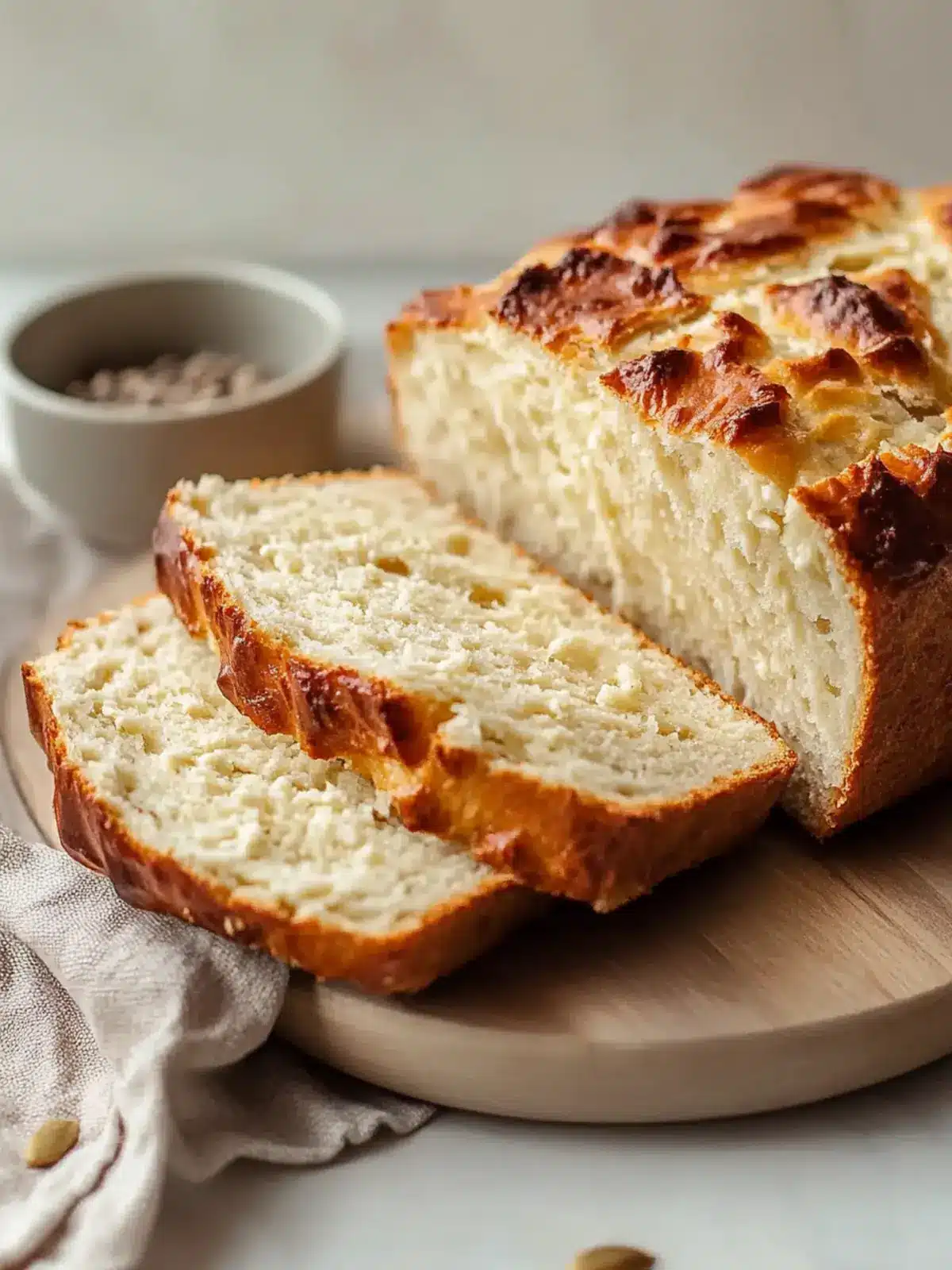 Gluten-Free Cottage Cheese Bread