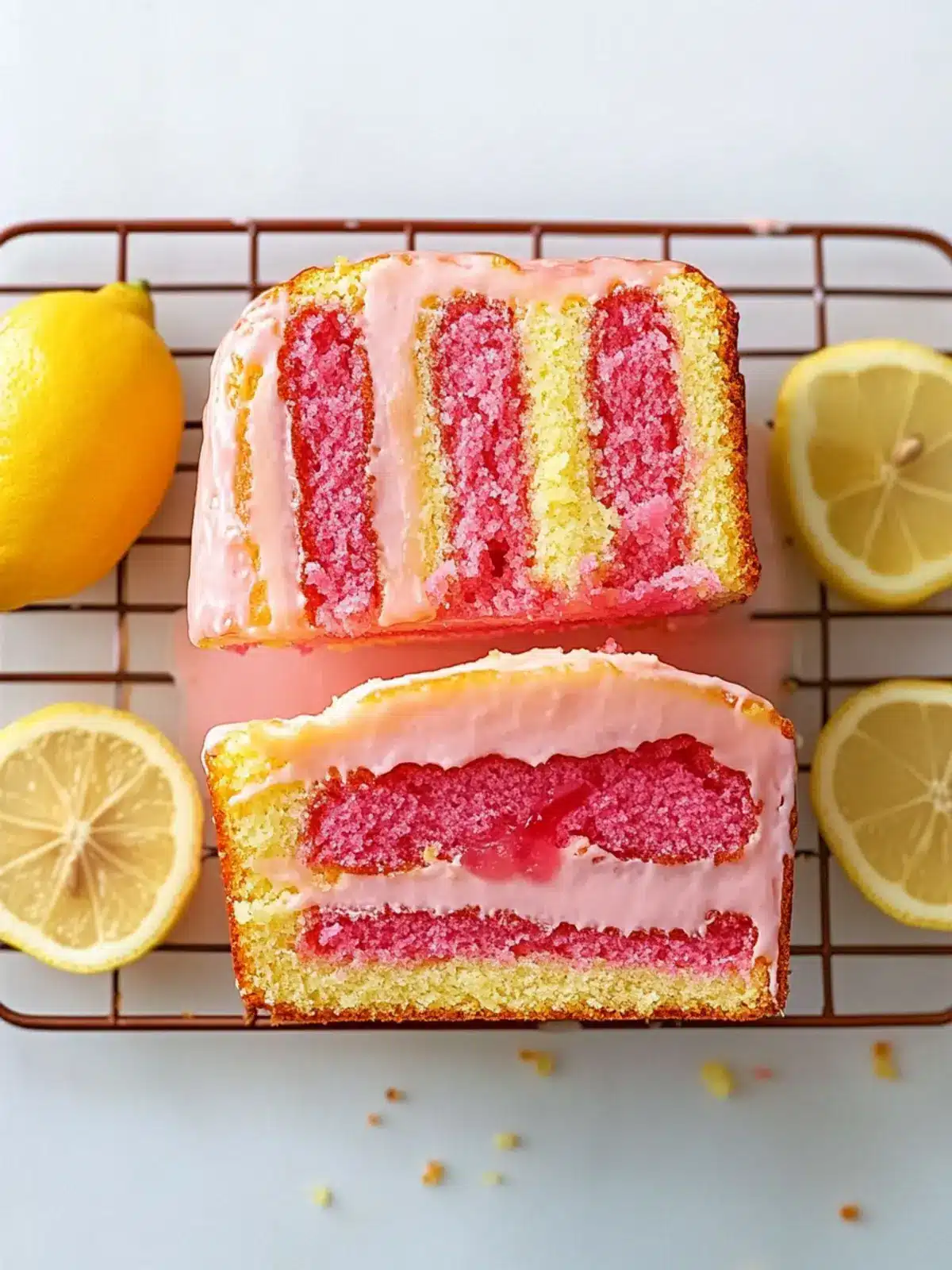 Pink Lemonade Pound Cake