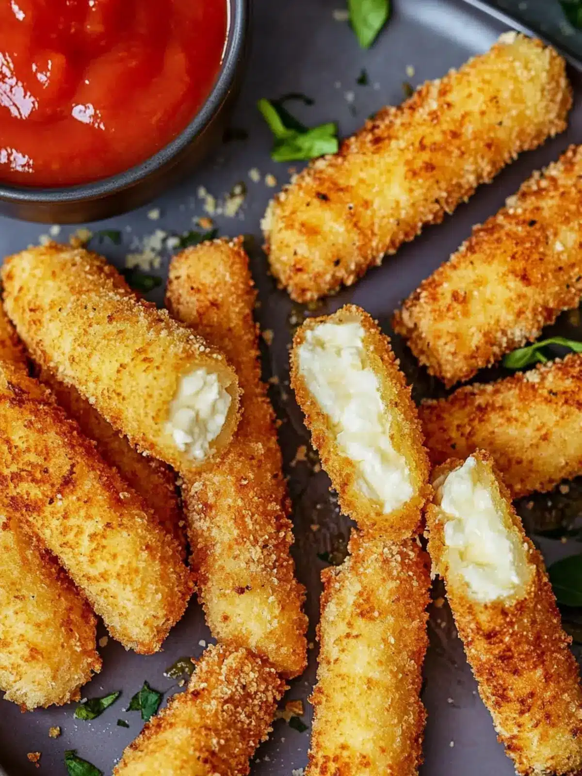 Air Fryer Mozzarella Sticks