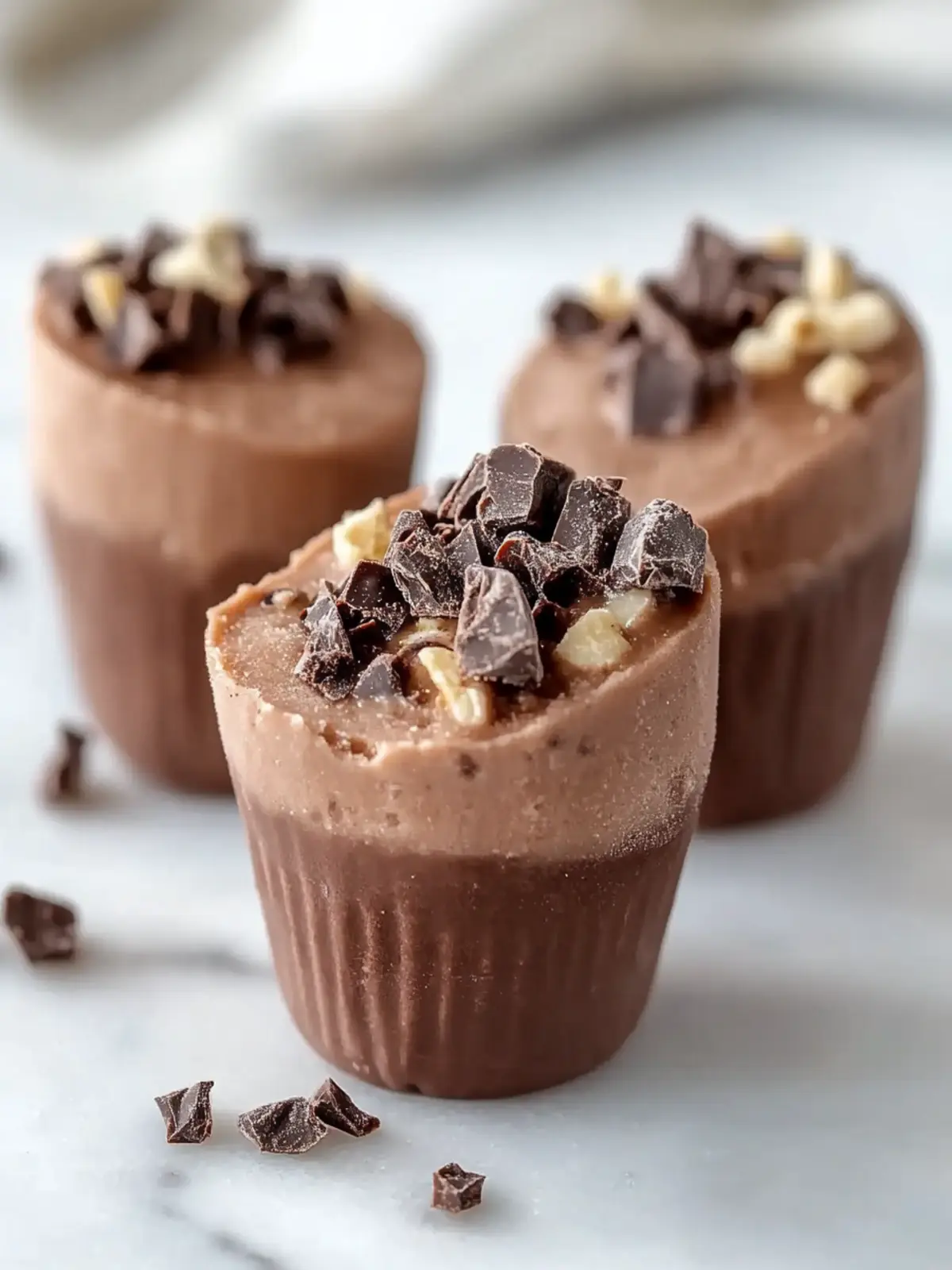 Chocolate Frozen Yogurt Bites