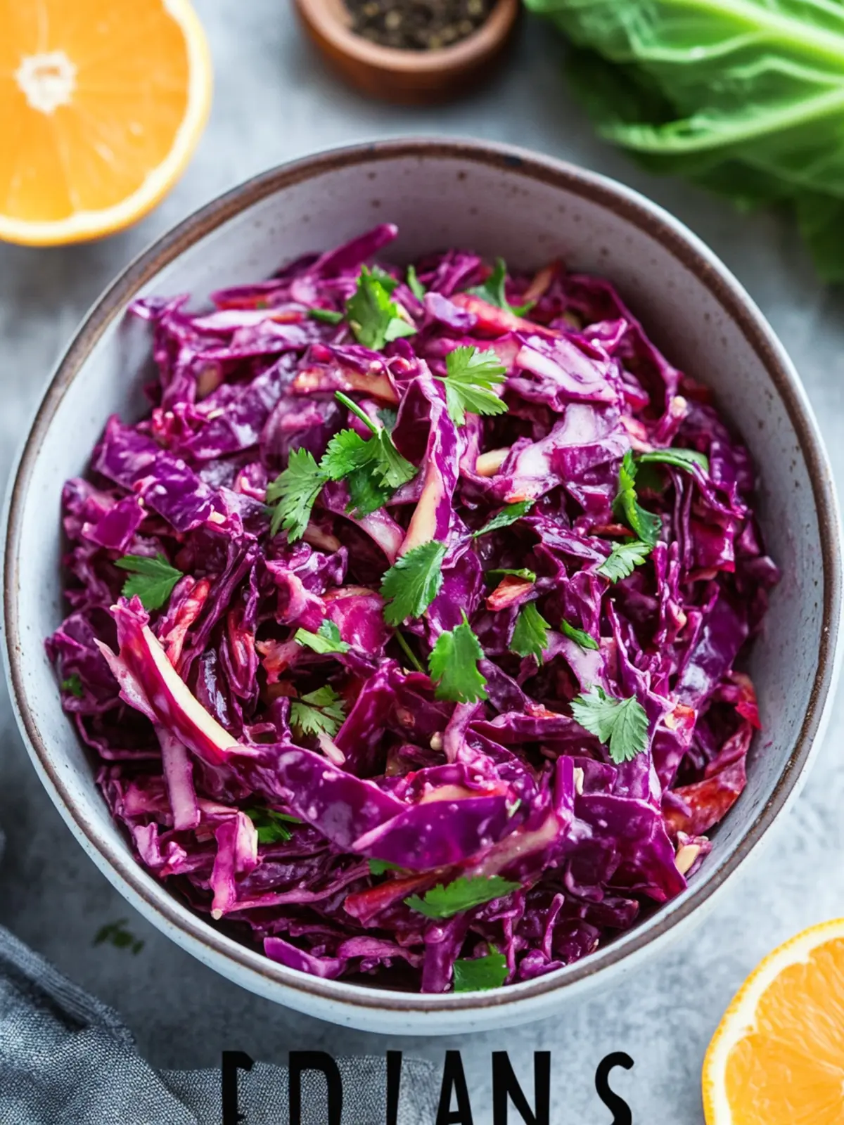 Red Cabbage Slaw Recipe