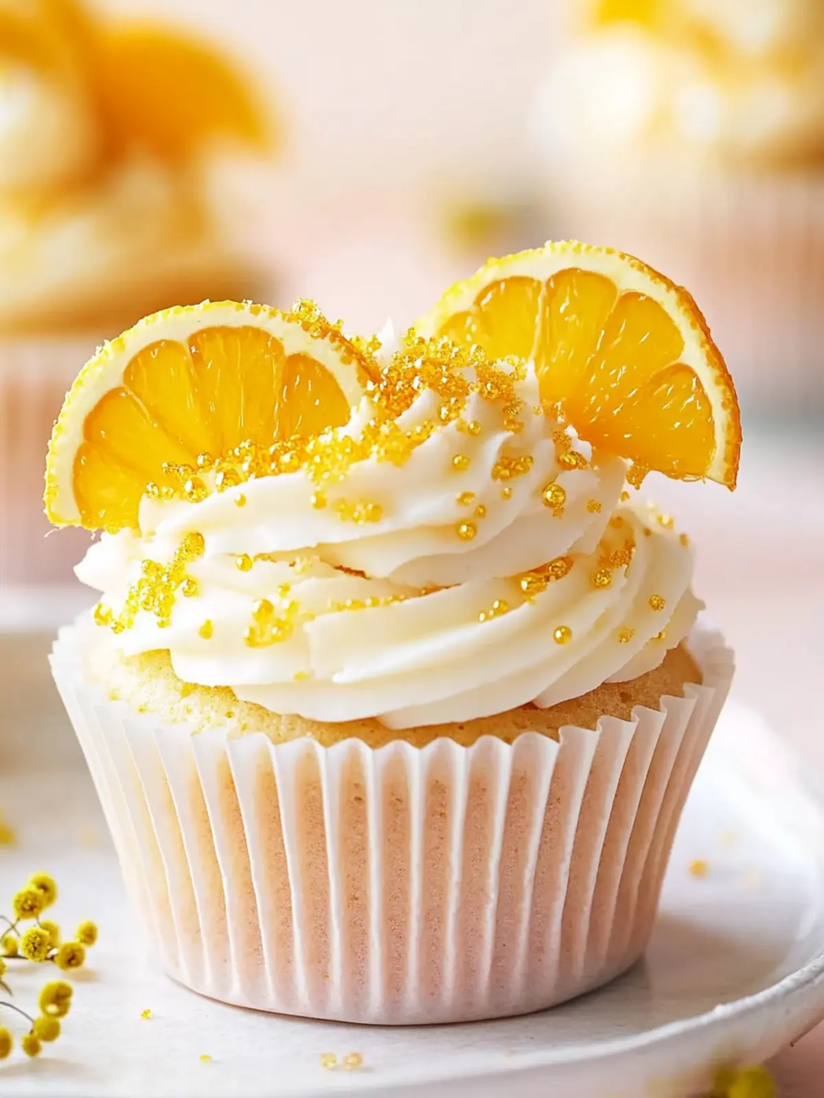 Mimosa Cupcakes