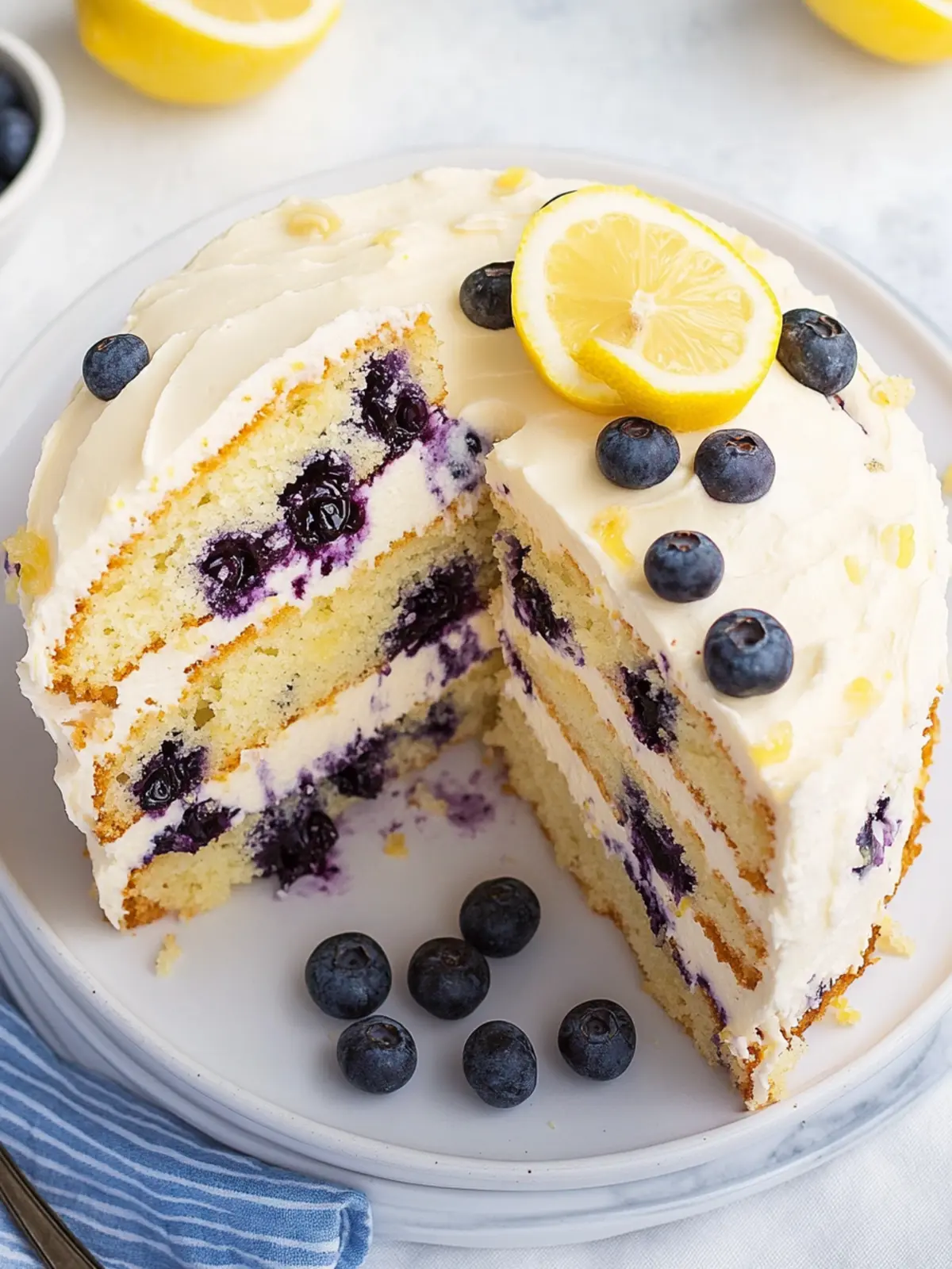 Lemon-Blueberry Cake
