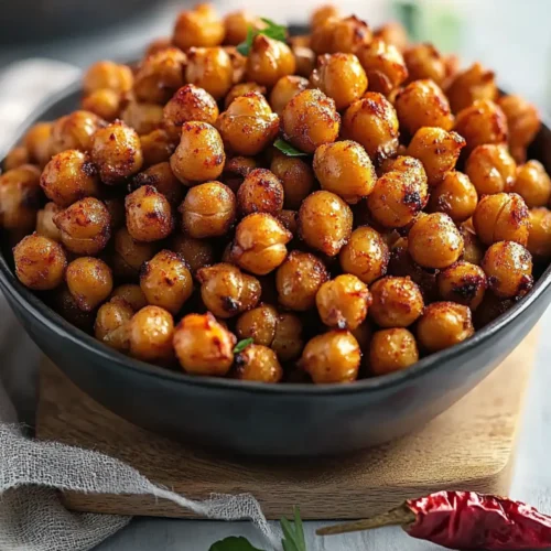 Mouthwatering Spicy Roasted Chickpeas
