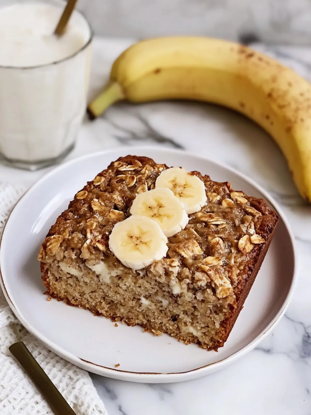 Banana Bread Baked Oatmeal