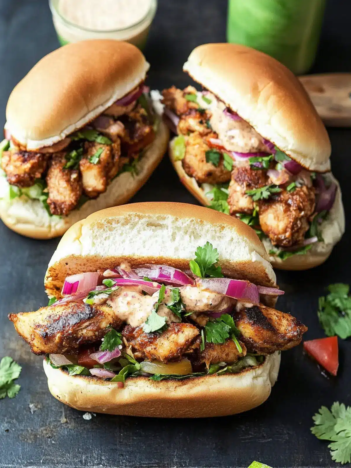 Chicken Shawarma Sliders