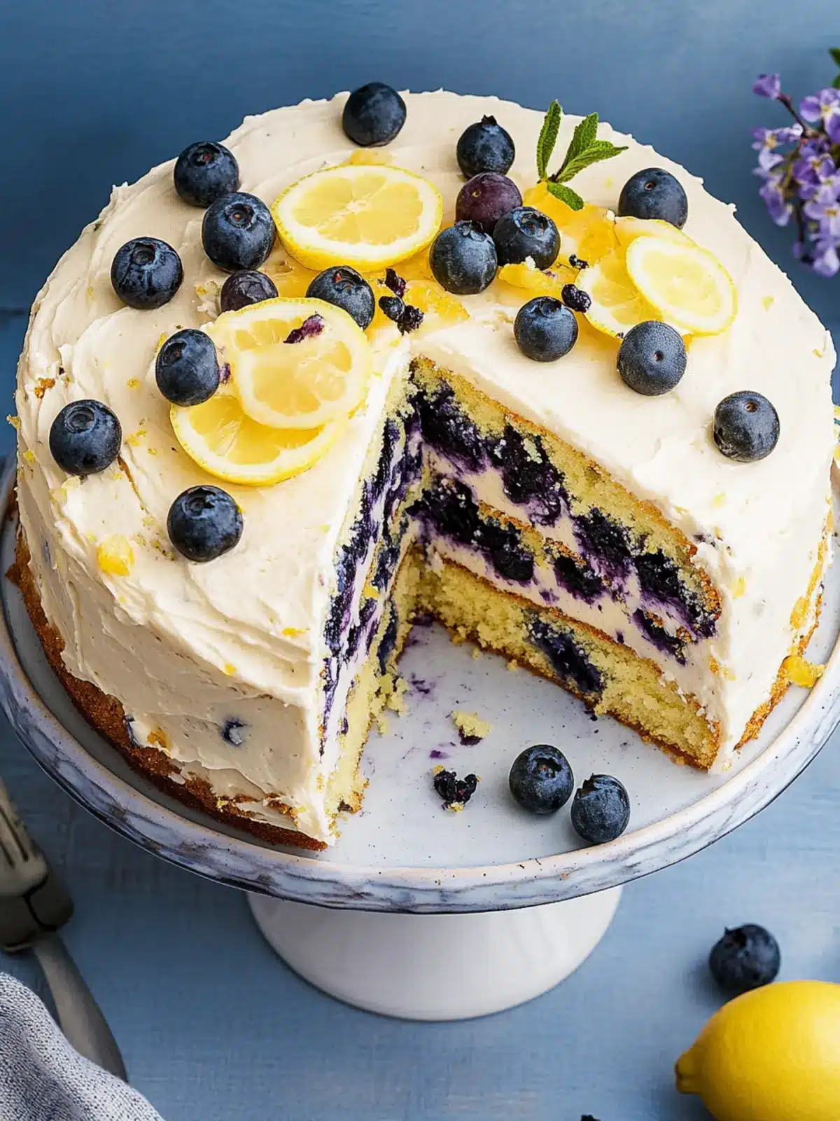 Lemon Blueberry Cake: Your Ultimate Summer Showstopper