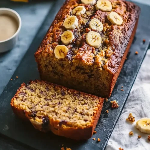 Golden Moist Banana Bread