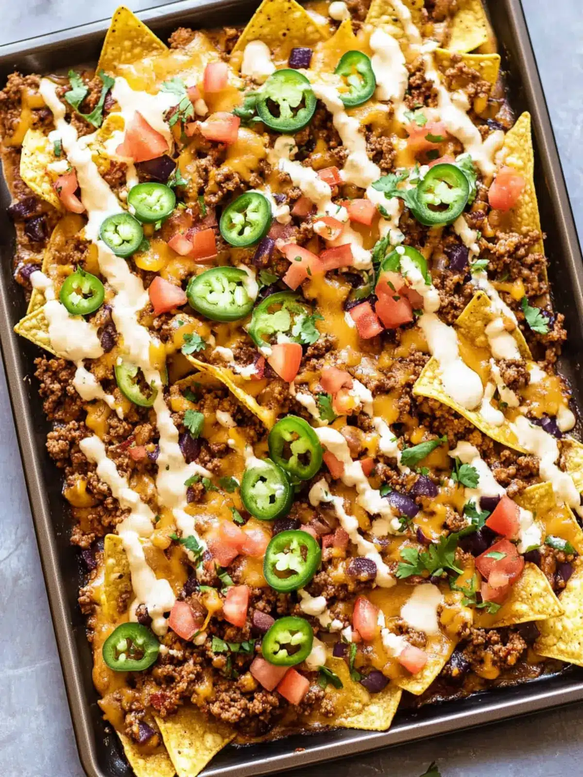 Fully Loaded Ground Beef Nachos: The Ultimate Game Day Treat
