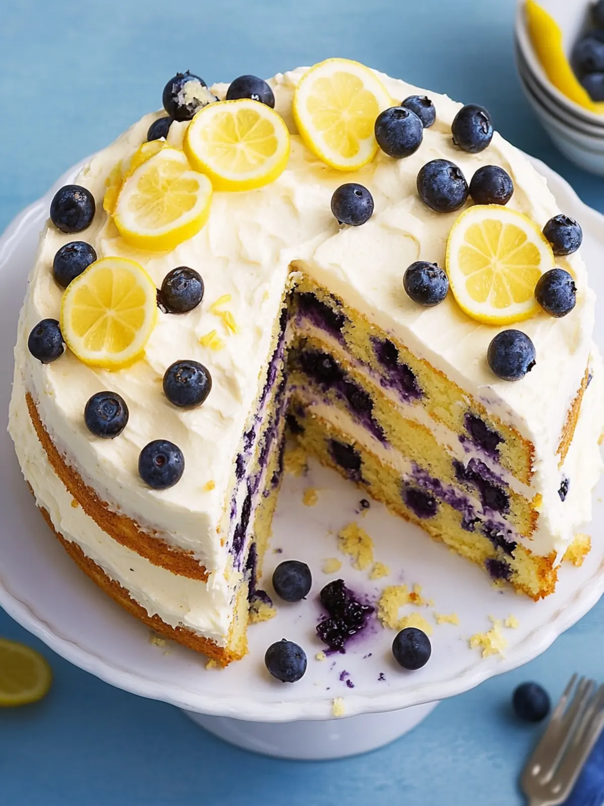 Lemon Blueberry Cake