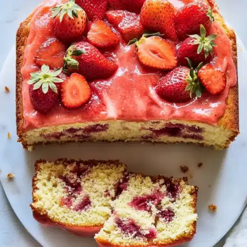Strawberry Pound Cake