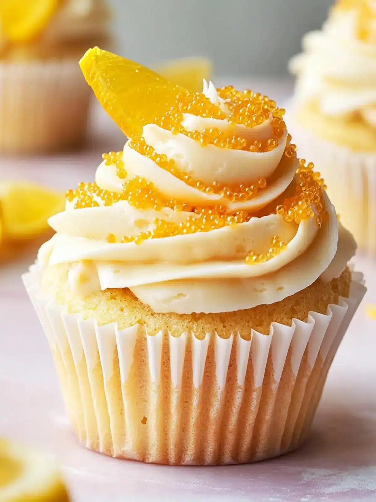 Mimosa Cupcakes