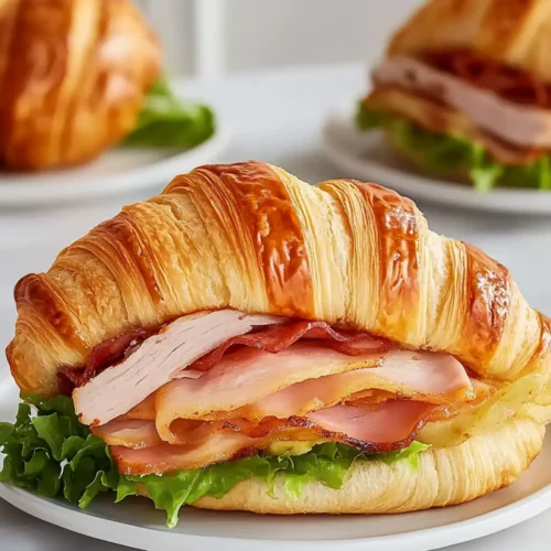Classic Turkey Croissant Sandwich