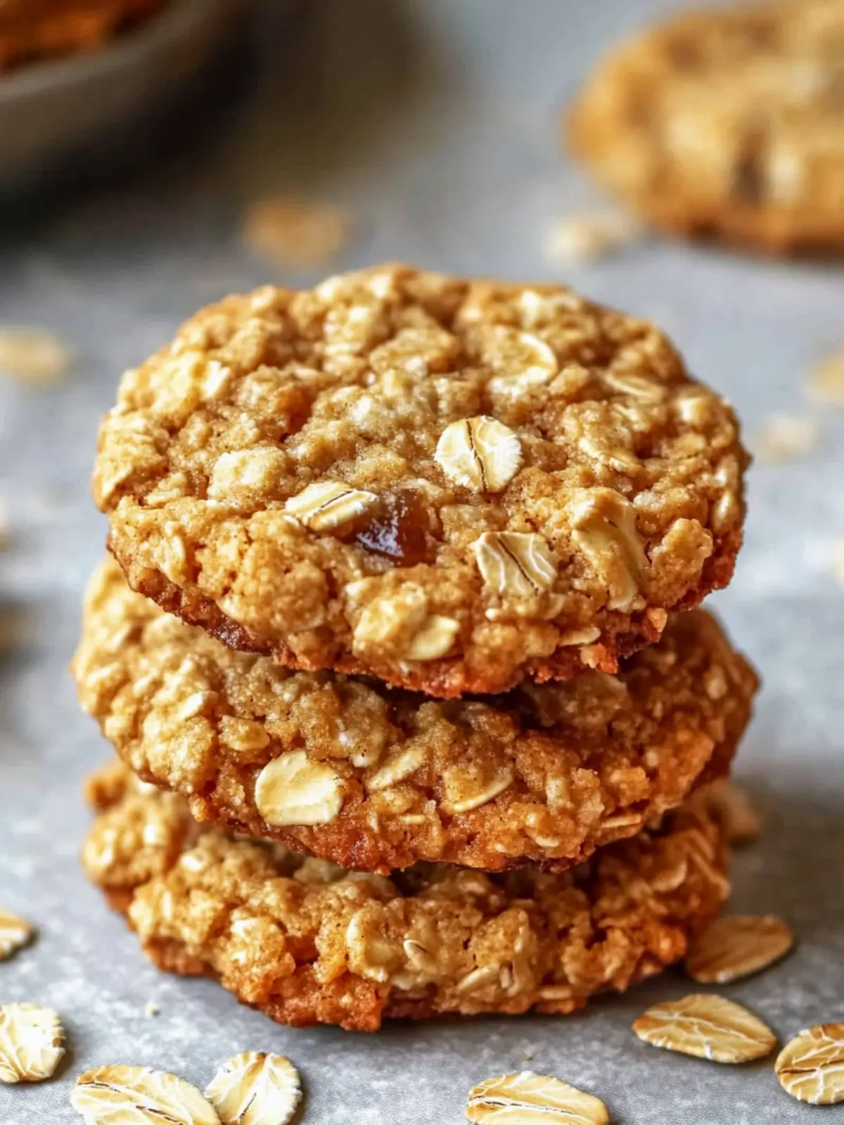 Low Sugar Applesauce Oatmeal Cookies
