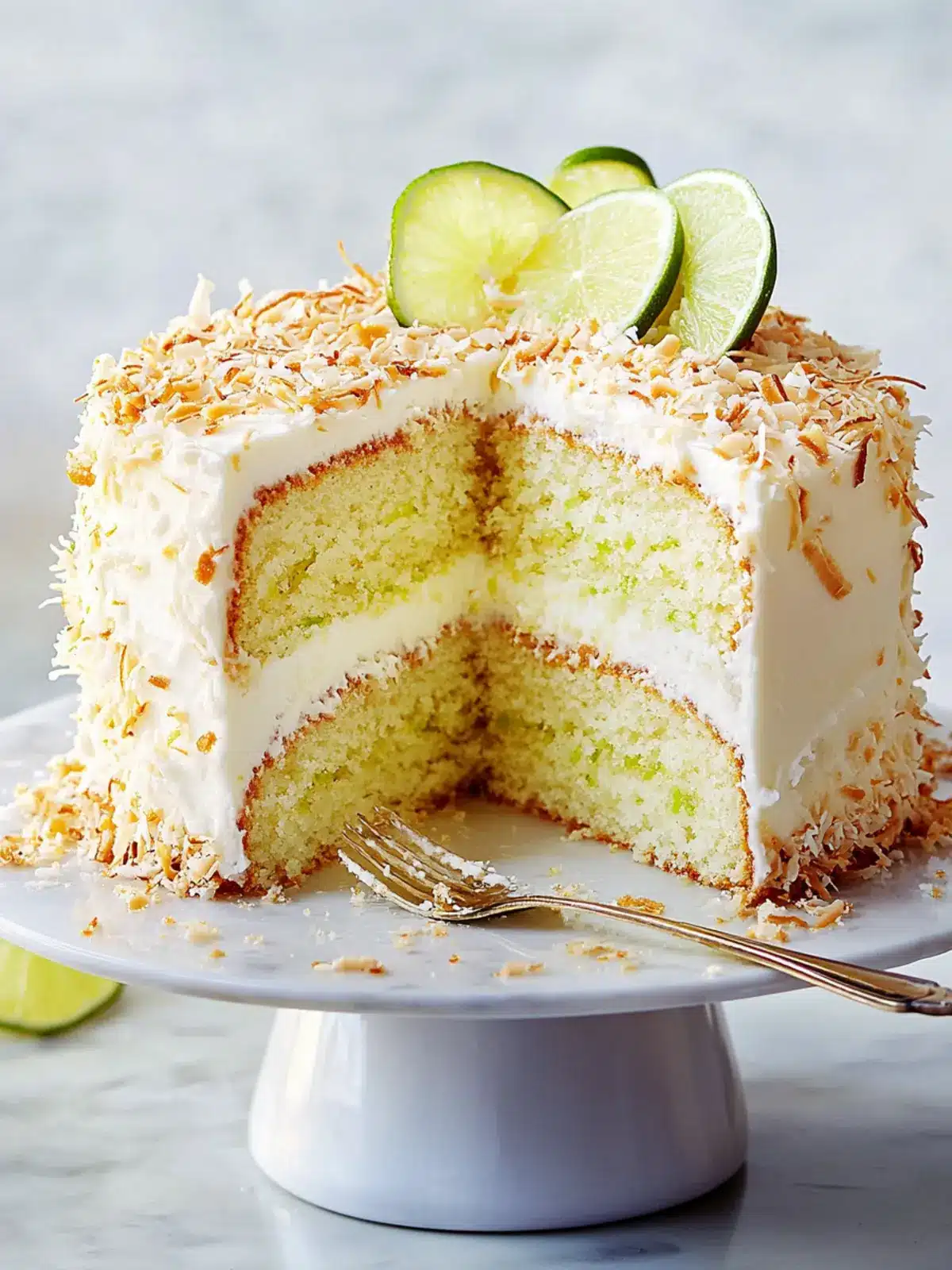 Coconut-Lime Layer Cake
