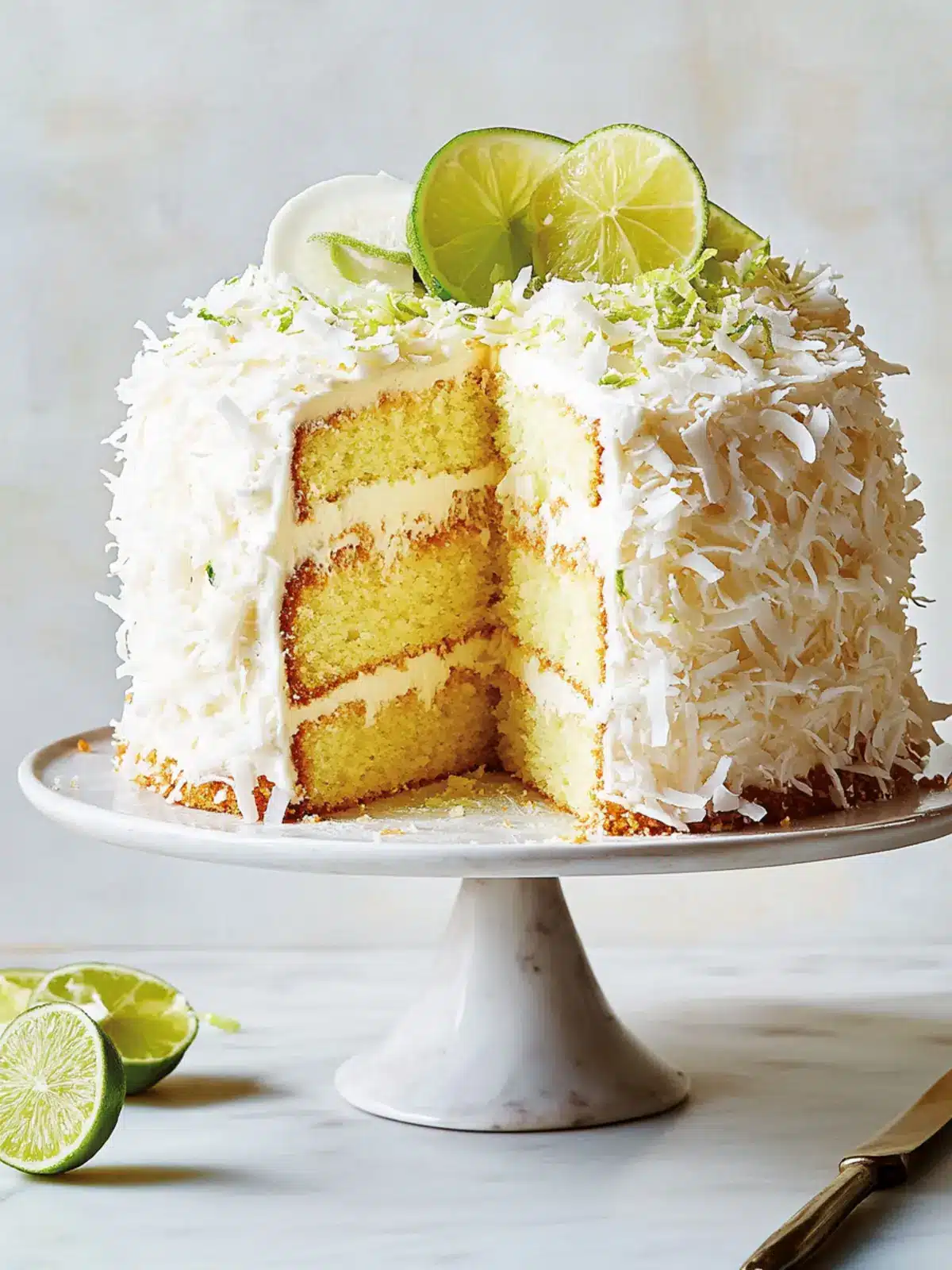 Coconut-Lime Layer Cake: Your Slice of Tropical Bliss