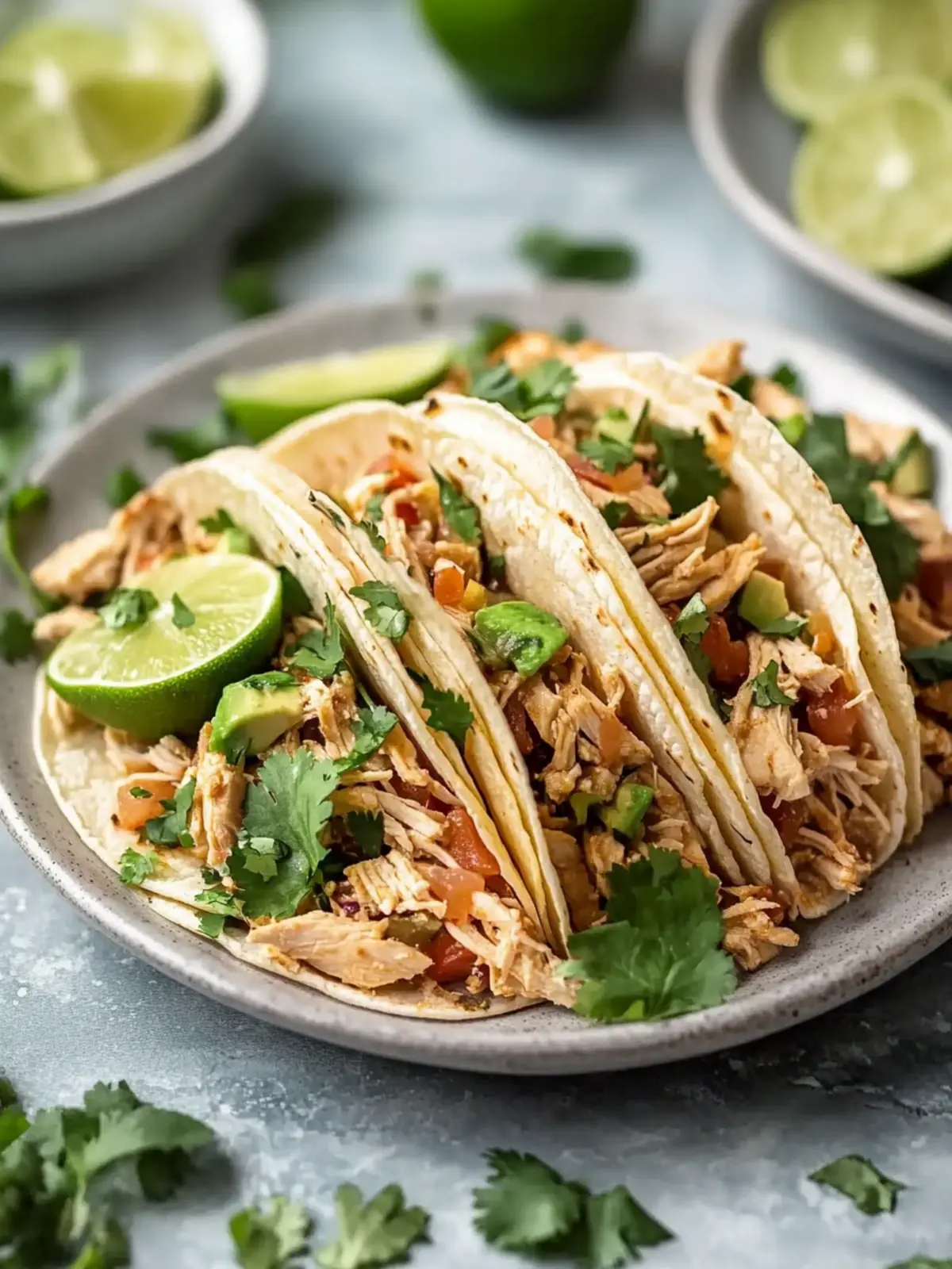Best Healthy Crockpot Chicken Tacos