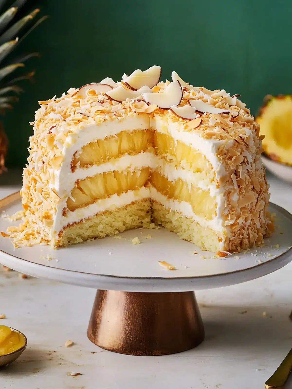 Pineapple Coconut Cake