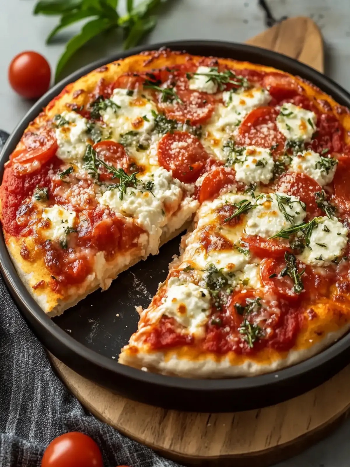Best Cottage Cheese Pizza Bowl