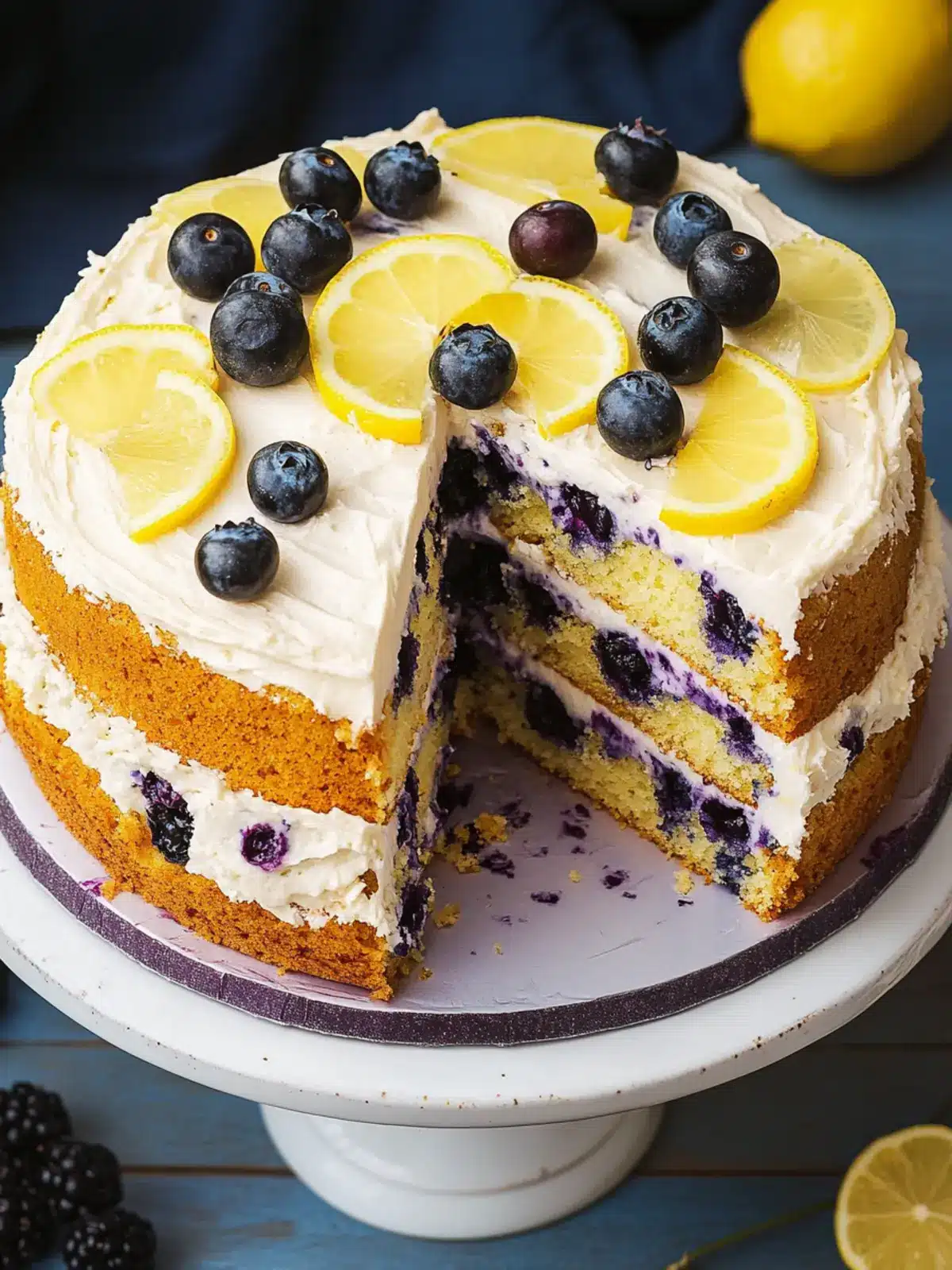 Lemon Blueberry Cake