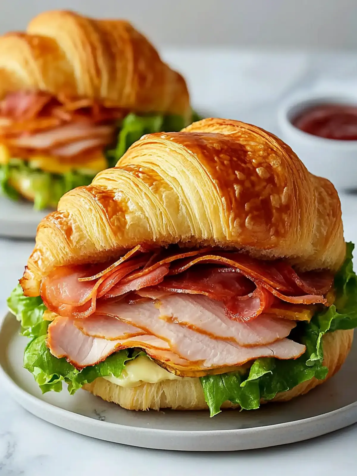 Classic Turkey Croissant Sandwich