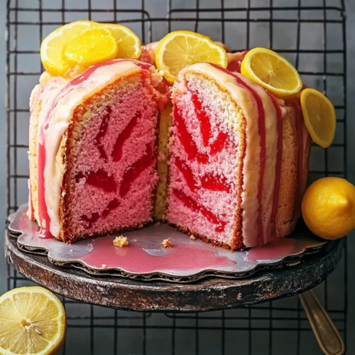 Pink Lemonade Pound Cake