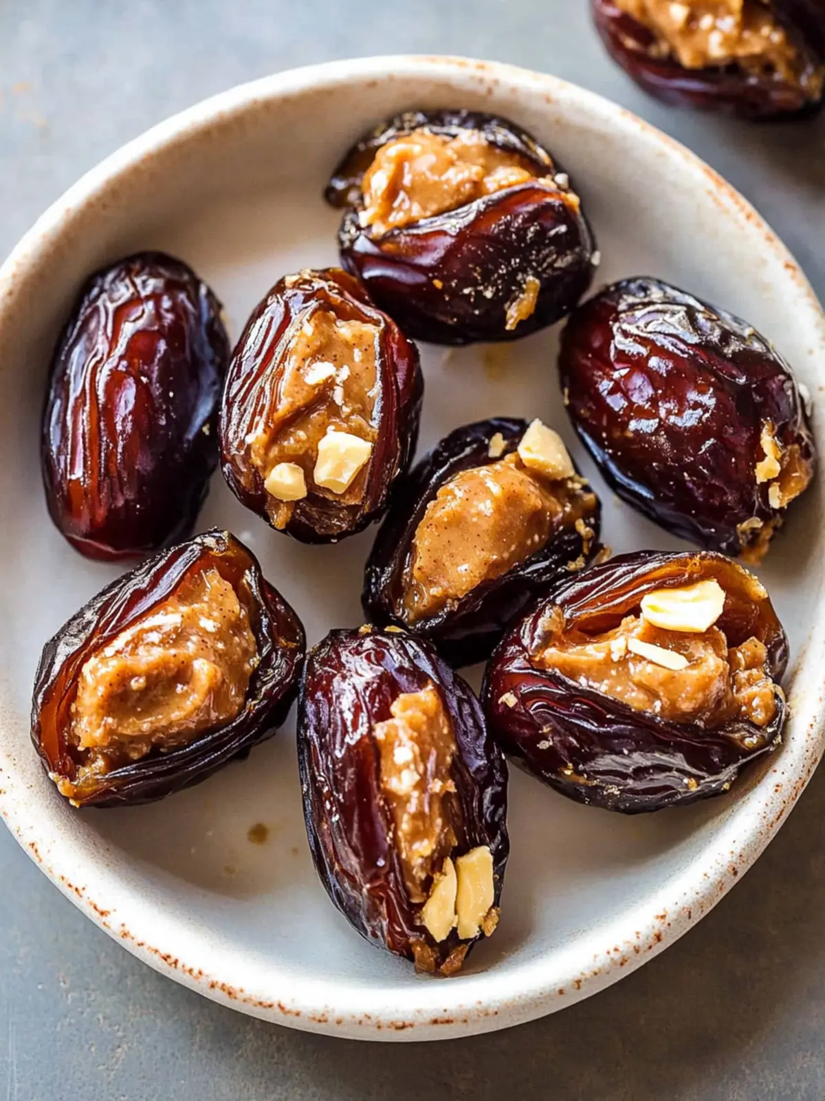 Stuffed Dates with Peanut Butter & Chocolate