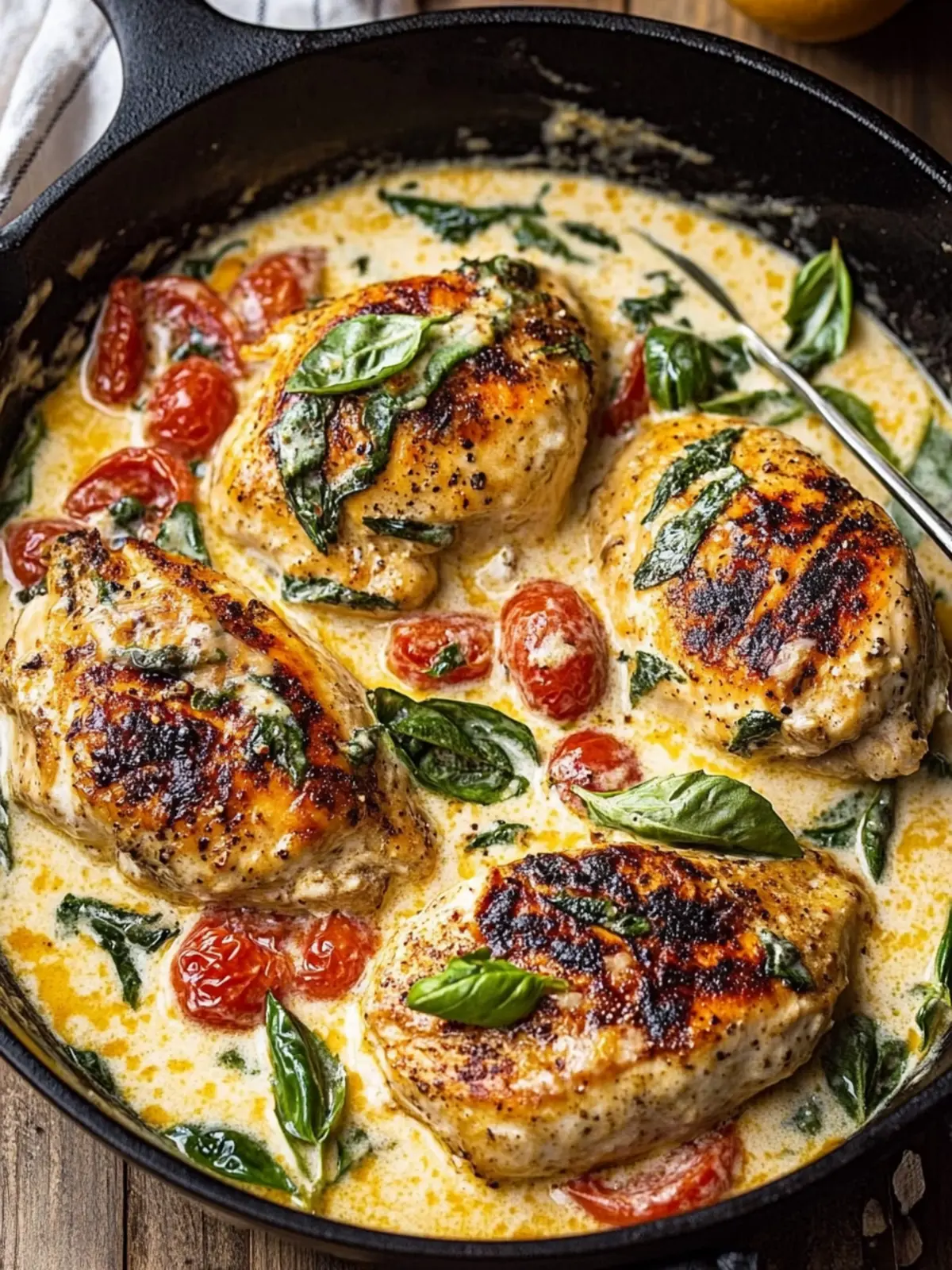 Creamy Tuscan Chicken: Your Quick Weeknight Dinner Delight