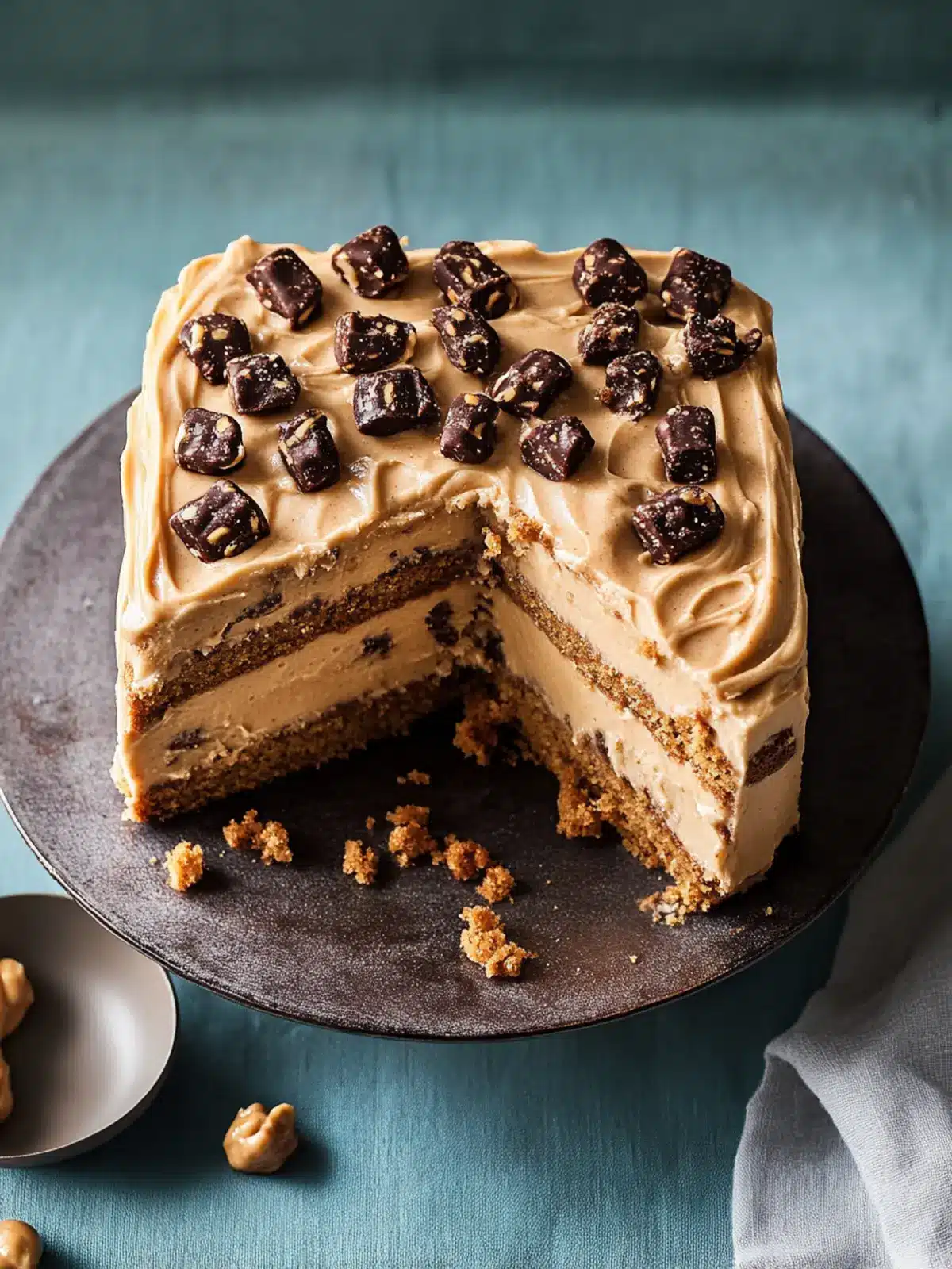 Decadent Peanut Butter Cake That’s Impossible to Resist