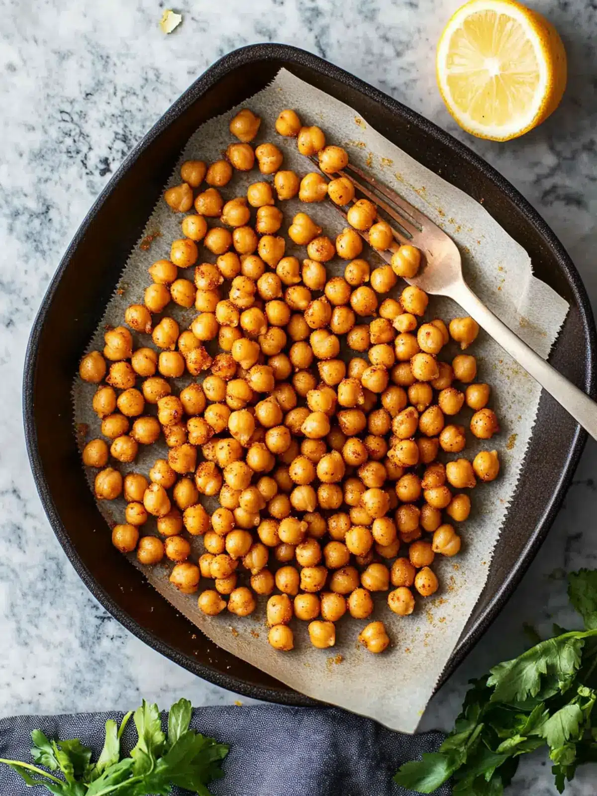 Crispy Roasted Chickpeas