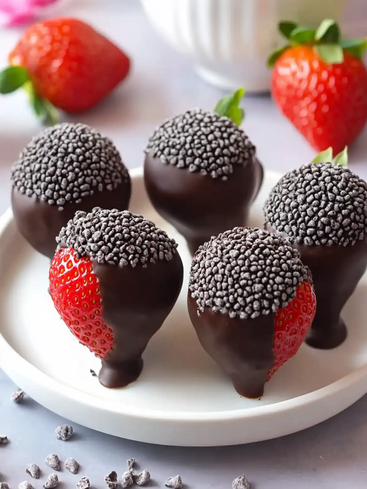 Indulgent Oreo Chocolate Covered Strawberries