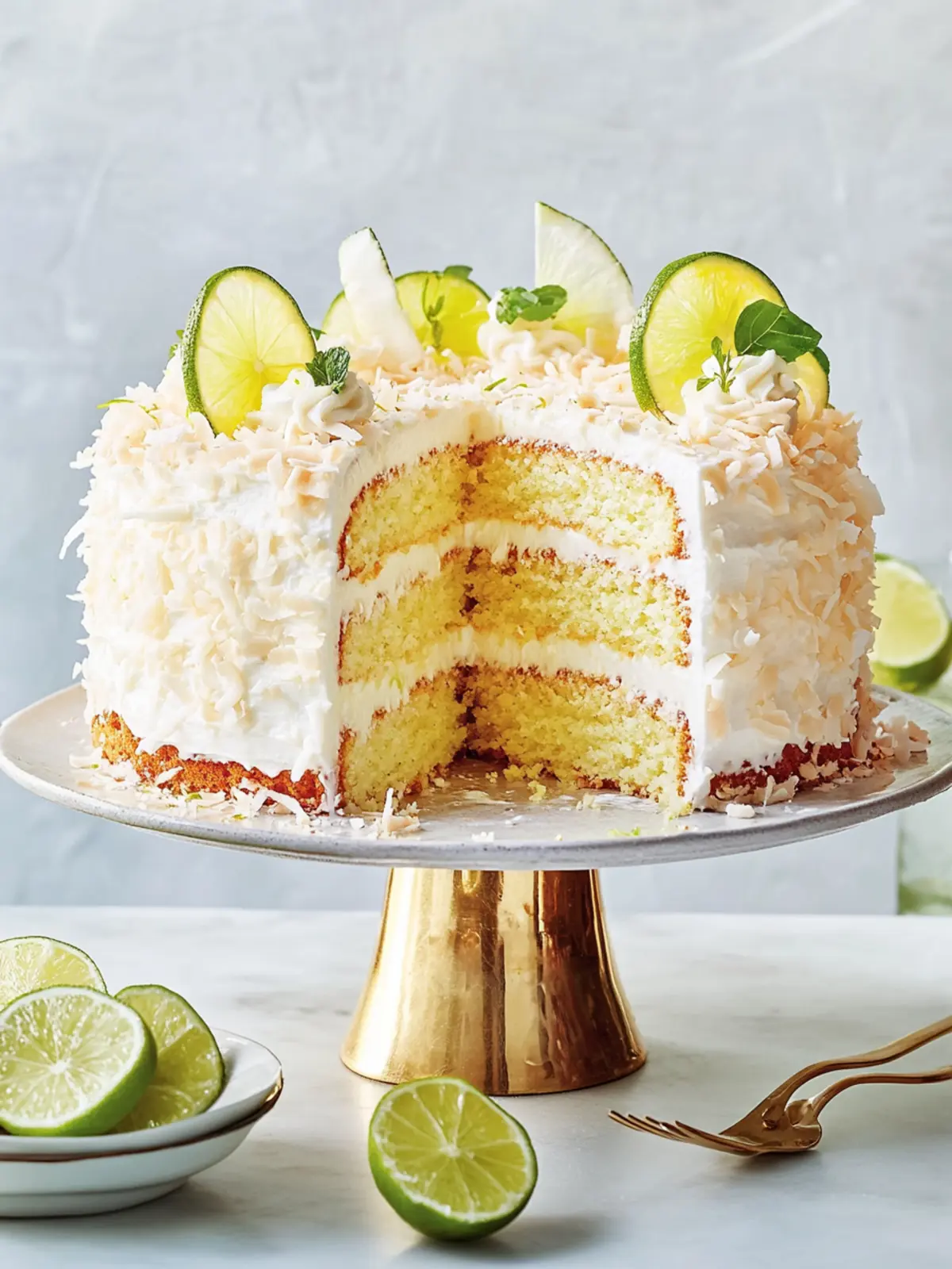 Coconut-Lime Layer Cake