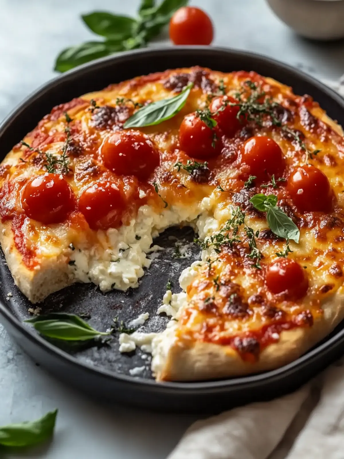 Best Cottage Cheese Pizza Bowl