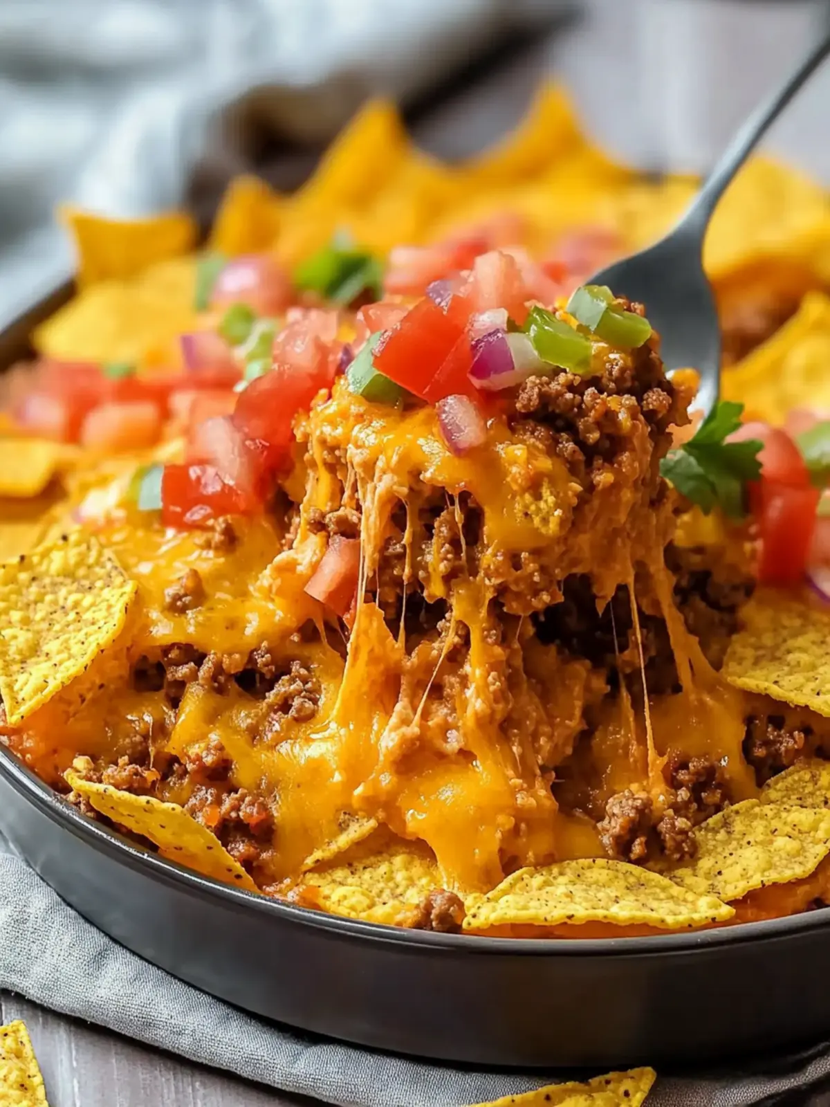 Doritos Taco Casserole with Ground Beef