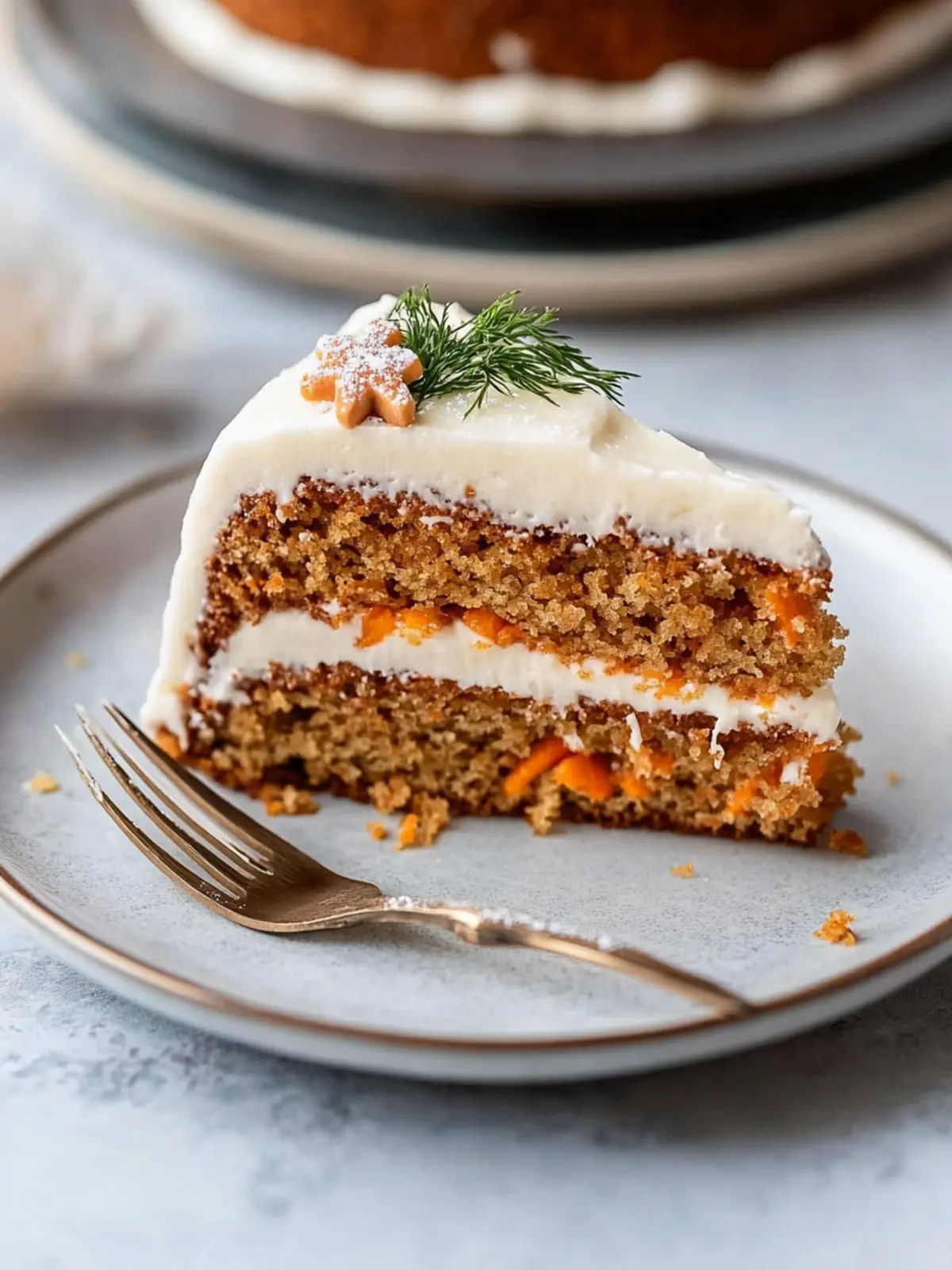 Deliciously Moist Carrot Cake That’s Gelatin-Free and Vegan