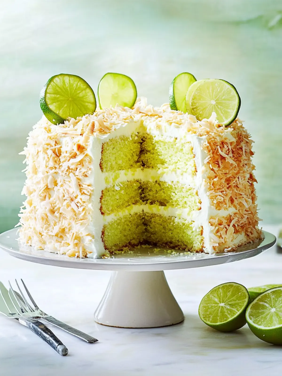 Coconut-Lime Layer Cake