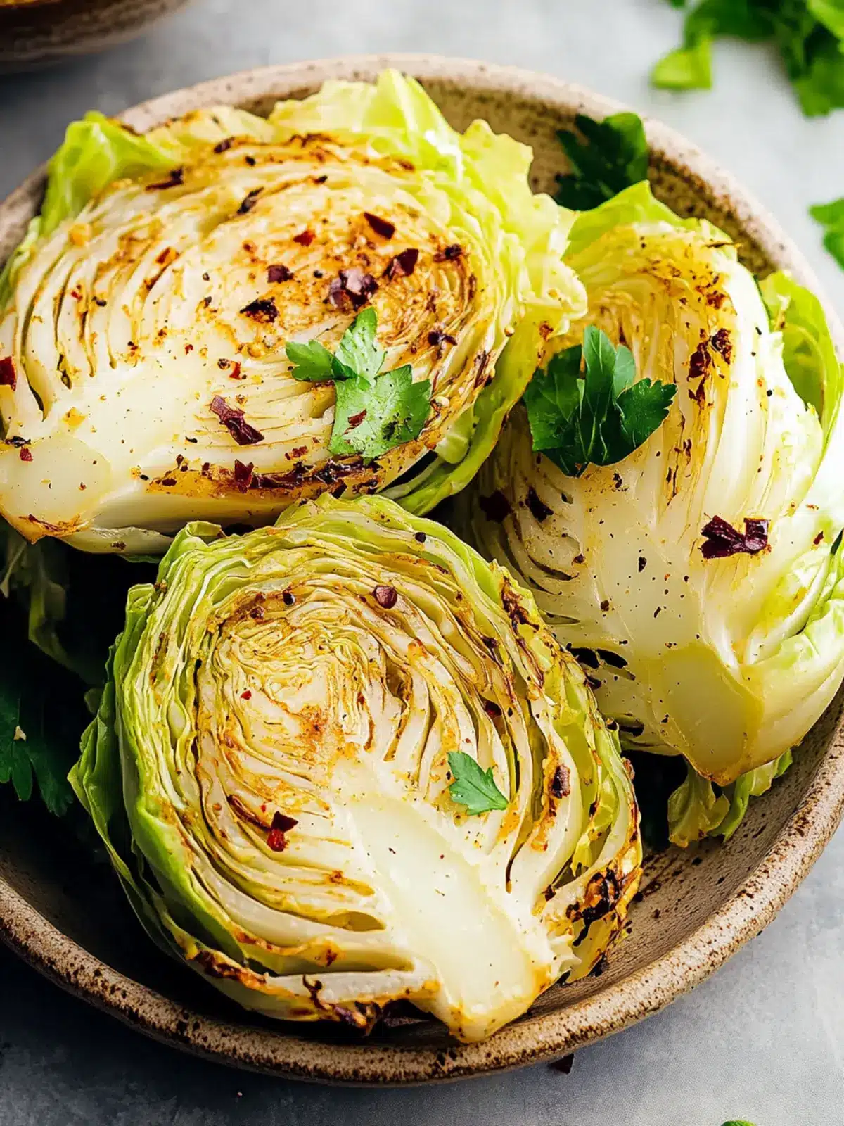 Air Fryer Cabbage