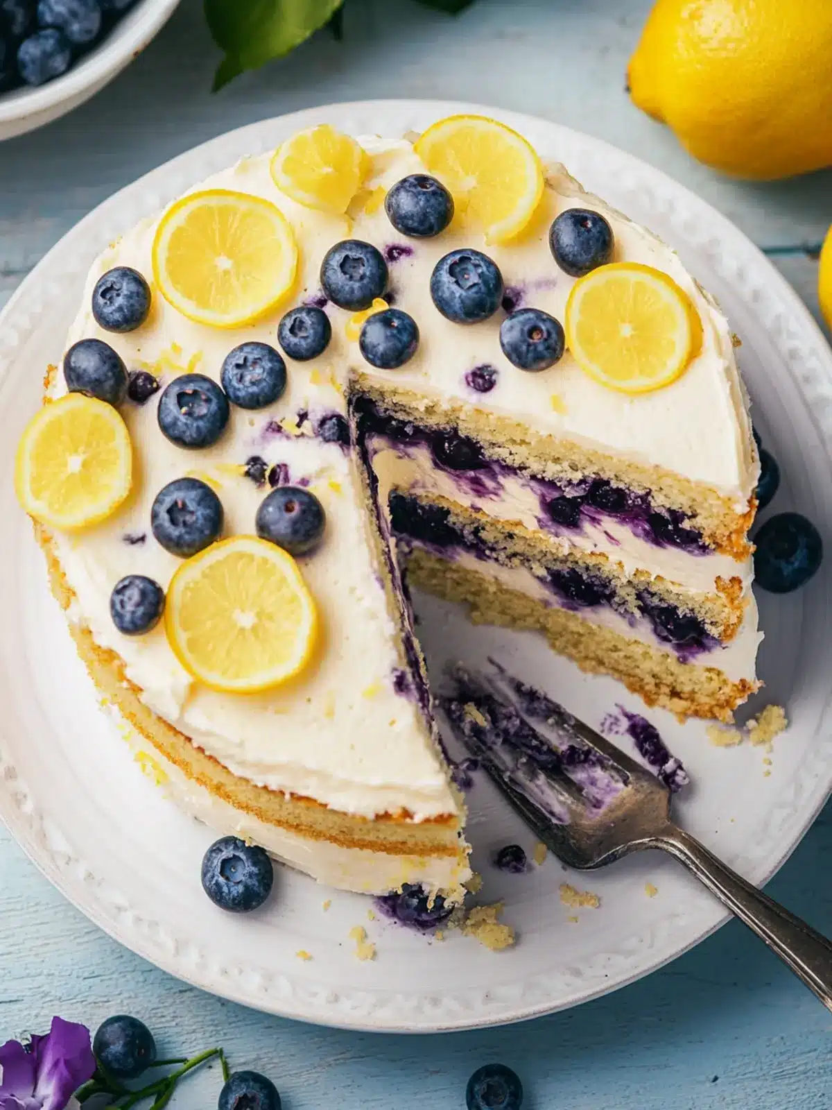 Lemon Blueberry Cake