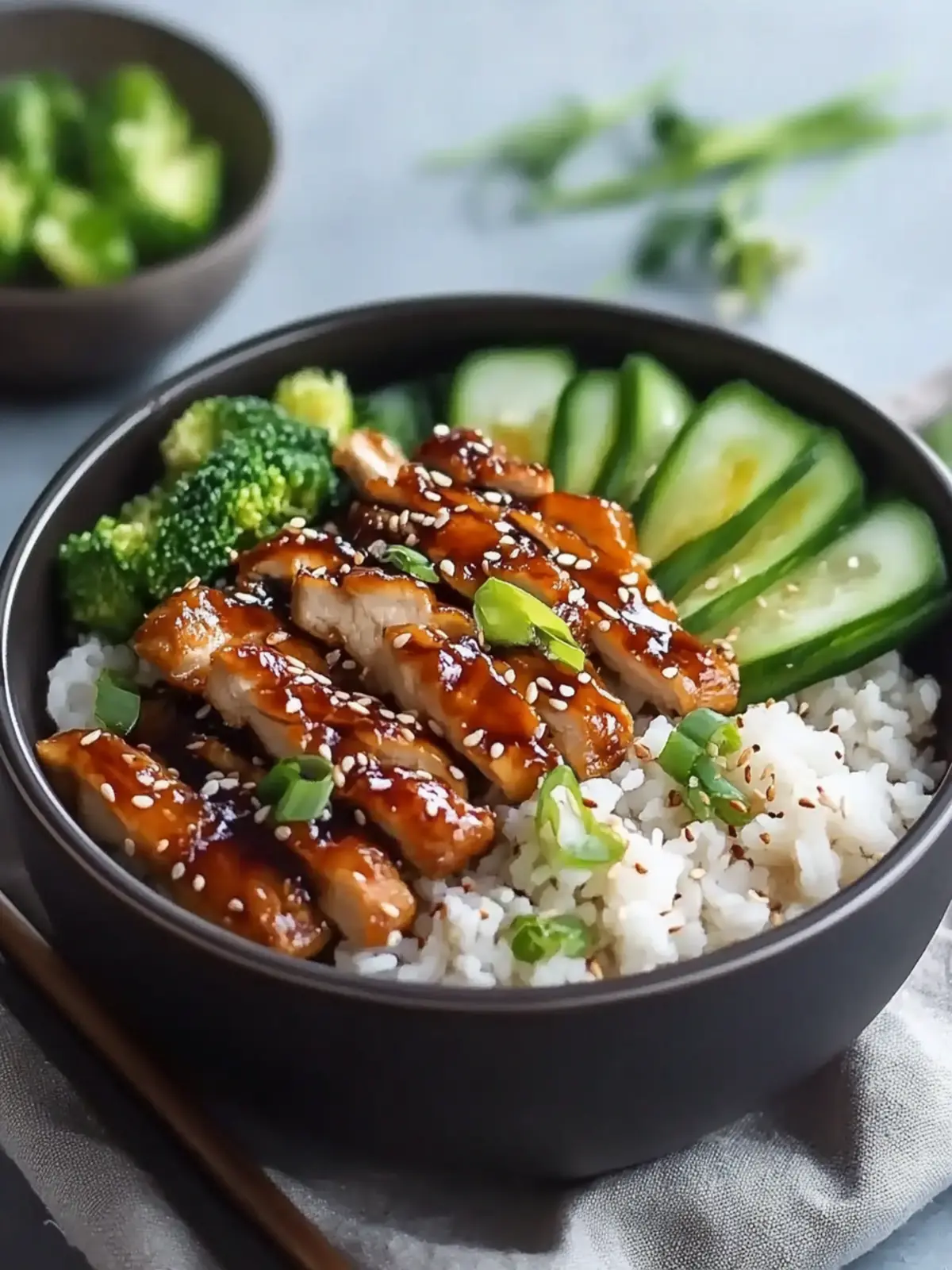 Sticky Chicken Teriyaki Bowl
