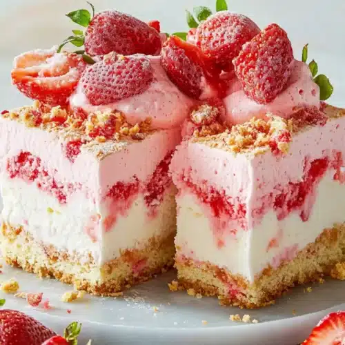 Strawberry Shortcake Ice Cream Cake