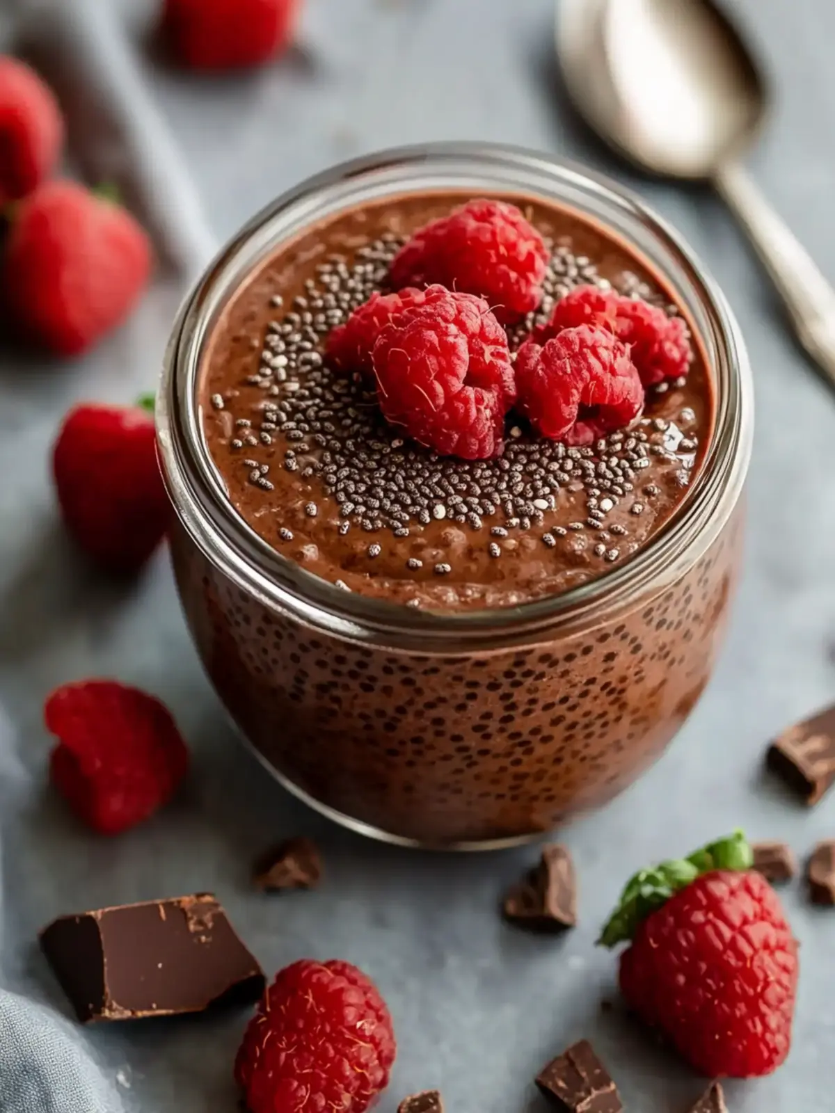 Sweet Chocolate Chia Seed Pudding