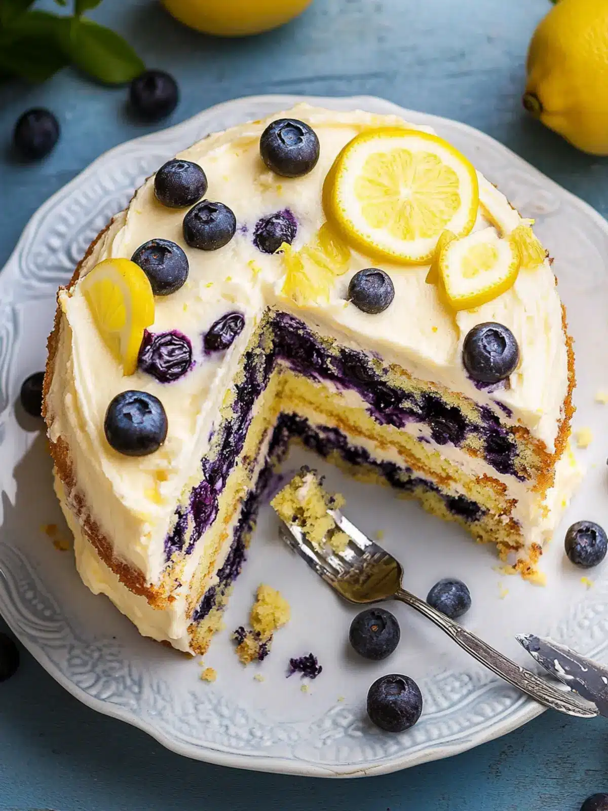 Lemon Blueberry Cake